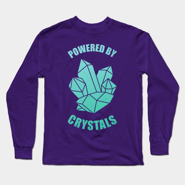 Powered by Crystals - V2 Long Sleeve T-Shirt by rycotokyo81